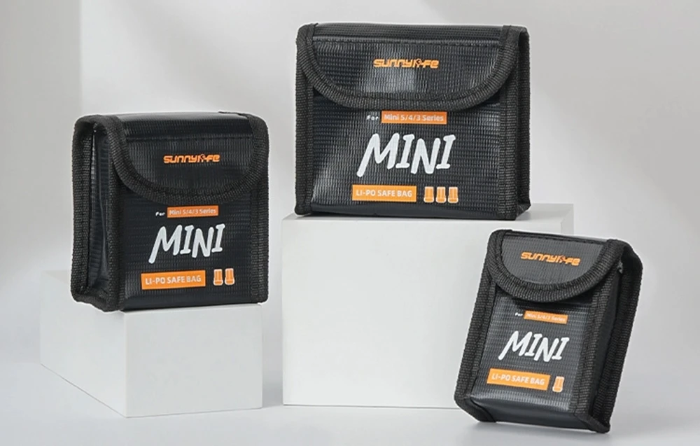 Dėklas ant „Mini 5 Pro“ „Sunnylife“ baterijos (su 3 baterijomis) aprašymas - Prekės nuotrauka