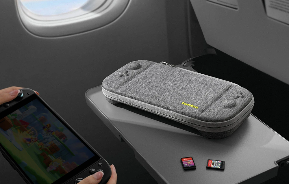 Dėklas Tomtoc G05 Nintendo Switch 2 Slim (Szare) aprašymas - Prekės nuotrauka