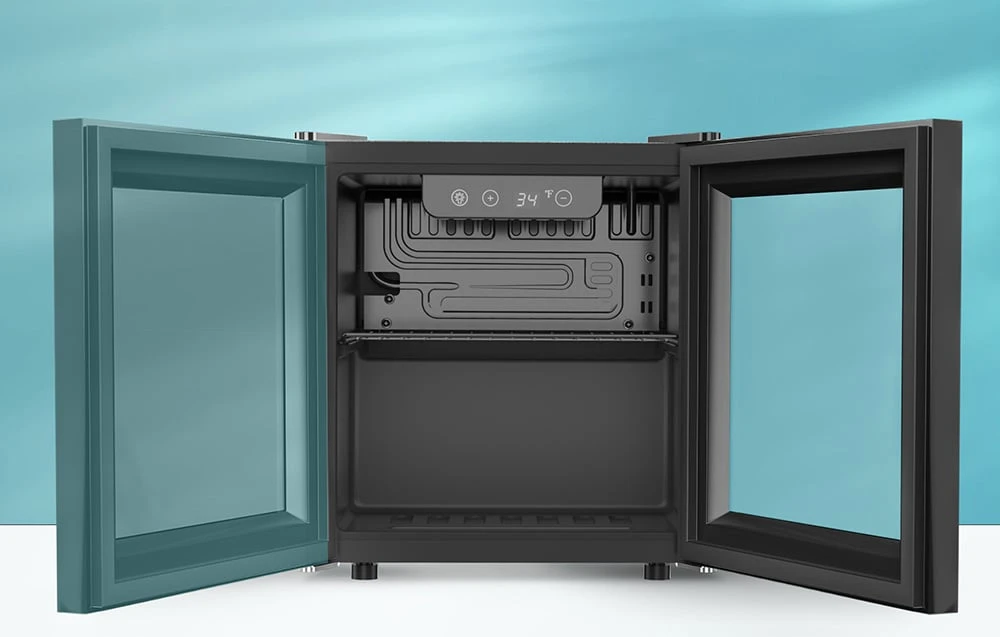 Šaldytuvas Euhomy BR001-55 37L beverage display cooler (juodas) aprašymas - Prekės nuotrauka