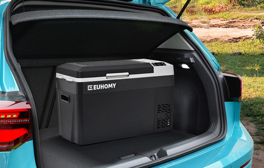 Euhomy CF008-30BL 30L car šaldytuvas (juodas) aprašymas - Prekės nuotrauka