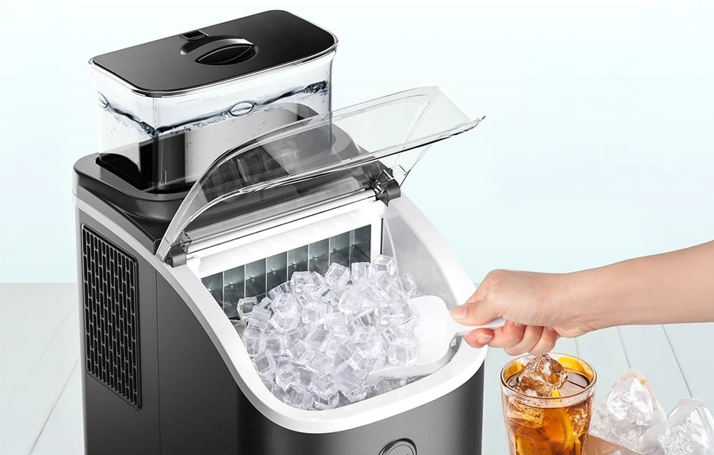 Sulčiaspaudė Euhomy IM005 15kg Ice Maker (Juodas) aprašymas - Prekės nuotrauka