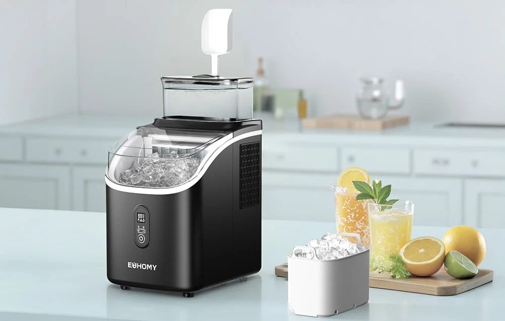 Sulčiaspaudė Euhomy IM005 15kg Ice Maker (Juodas) aprašymas - Prekės nuotrauka