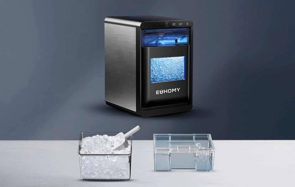 Sulčiaspaudė Euhomy IM017 20kg ice cube maker (juodas) aprašymas - Prekės nuotrauka