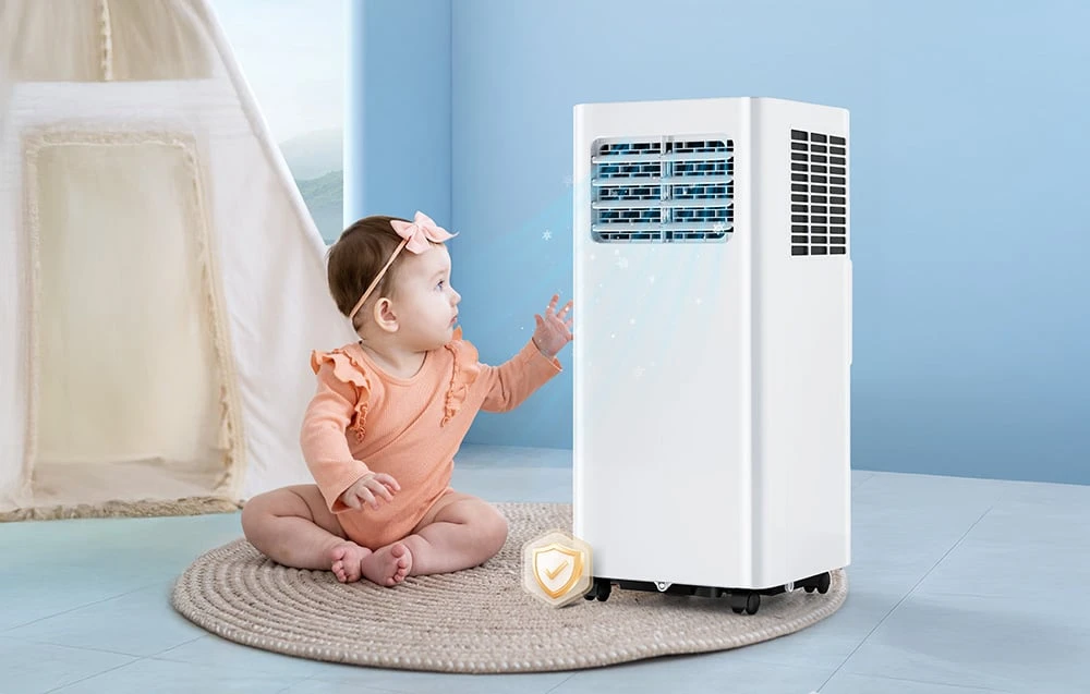 Kondicionierius Euhomy PAC003 7000 BTU 3w1 balta aprašymas - Prekės nuotrauka