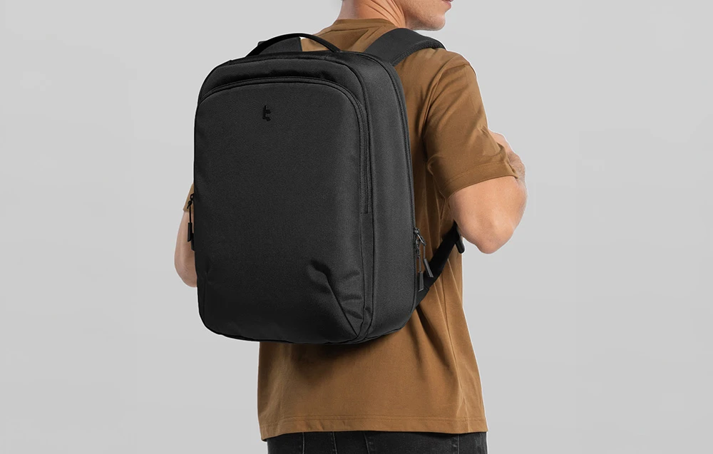 TOMTOC Explorer-T60 laptop backpack 16"/22.5L (juodas) aprašymas - Prekės nuotrauka