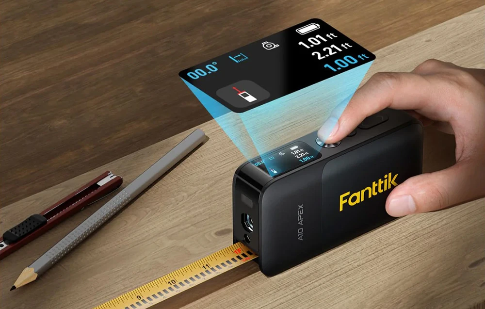 „Fanttik A10 Apex“ 3 viename lazerinis atstumo matuoklis aprašymas - Prekės nuotrauka „Fanttik A10 Apex“ 3 viename lazerinis atstumo matuoklis aprašymas - Prekės nuotrauka