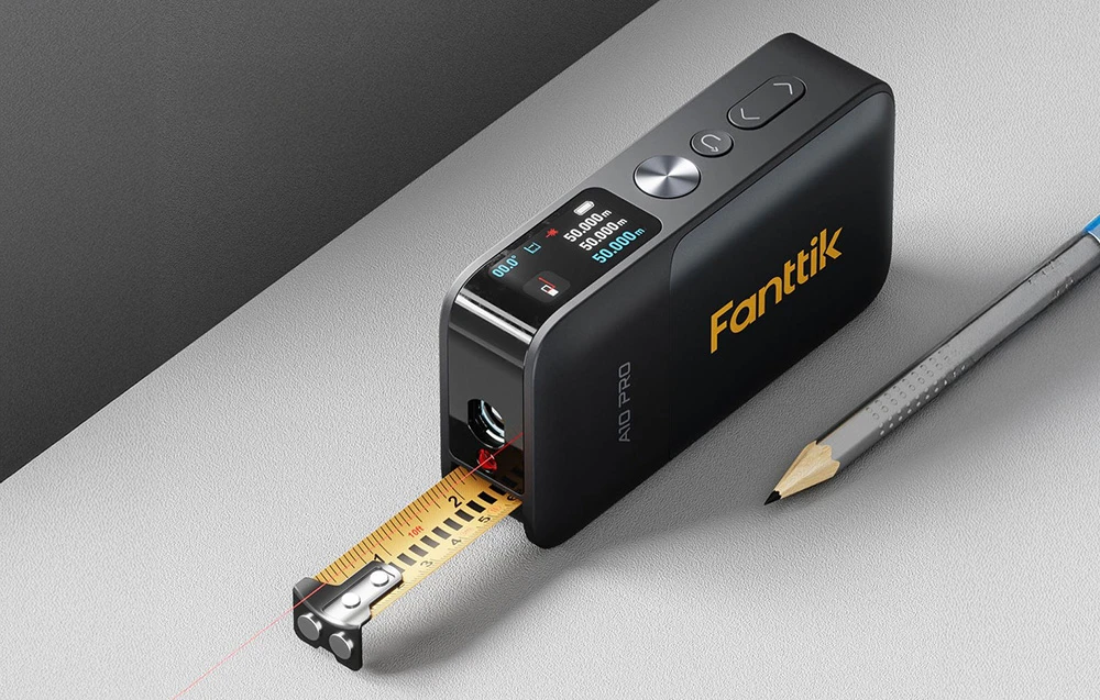 Fanttik A10 Pro 2-in-1 laser distance meter aprašymas - Prekės nuotrauka Fanttik A10 Pro 2-in-1 laser distance meter aprašymas - Prekės nuotrauka