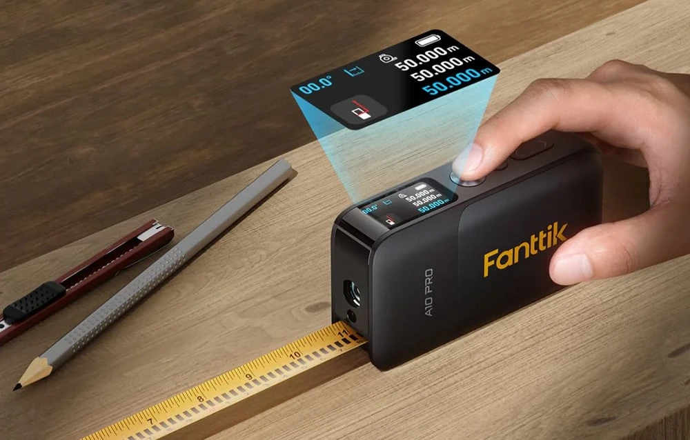 Fanttik A10 Pro 2-in-1 laser distance meter aprašymas - Prekės nuotrauka Fanttik A10 Pro 2-in-1 laser distance meter aprašymas - Prekės nuotrauka
