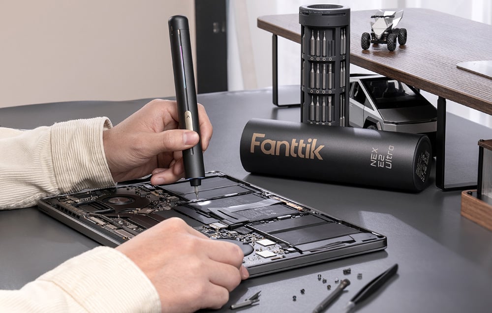 Fanttik E2 Ultra Mini precision electric screwdriver aprašymas - Prekės nuotrauka