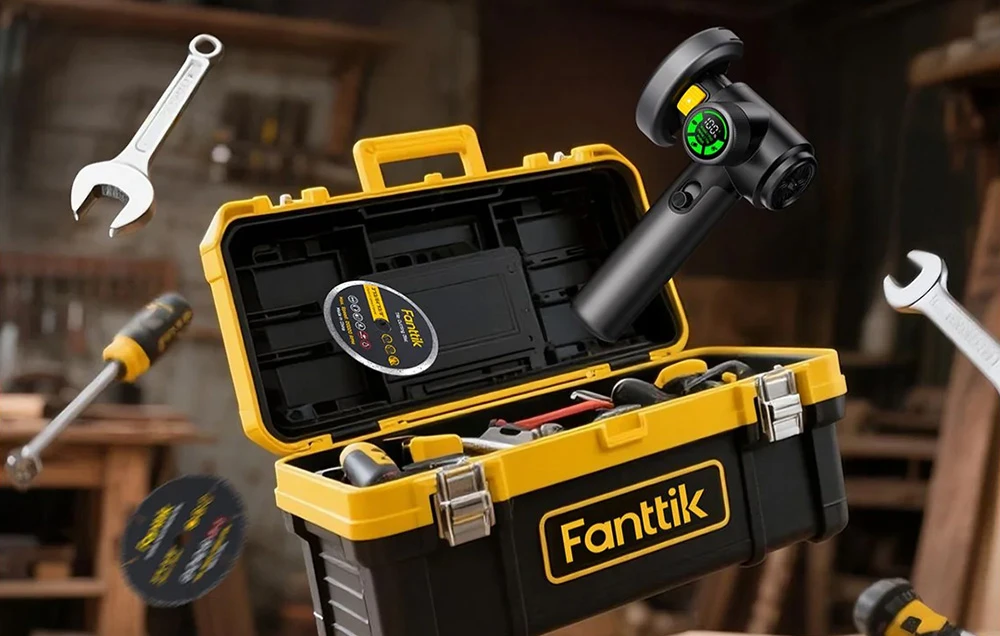 Fanttik M10 Ace akumuliatorinis kampinis šlifuoklis aprašymas - Prekės nuotrauka Fanttik M10 Ace akumuliatorinis kampinis šlifuoklis aprašymas - Prekės nuotrauka