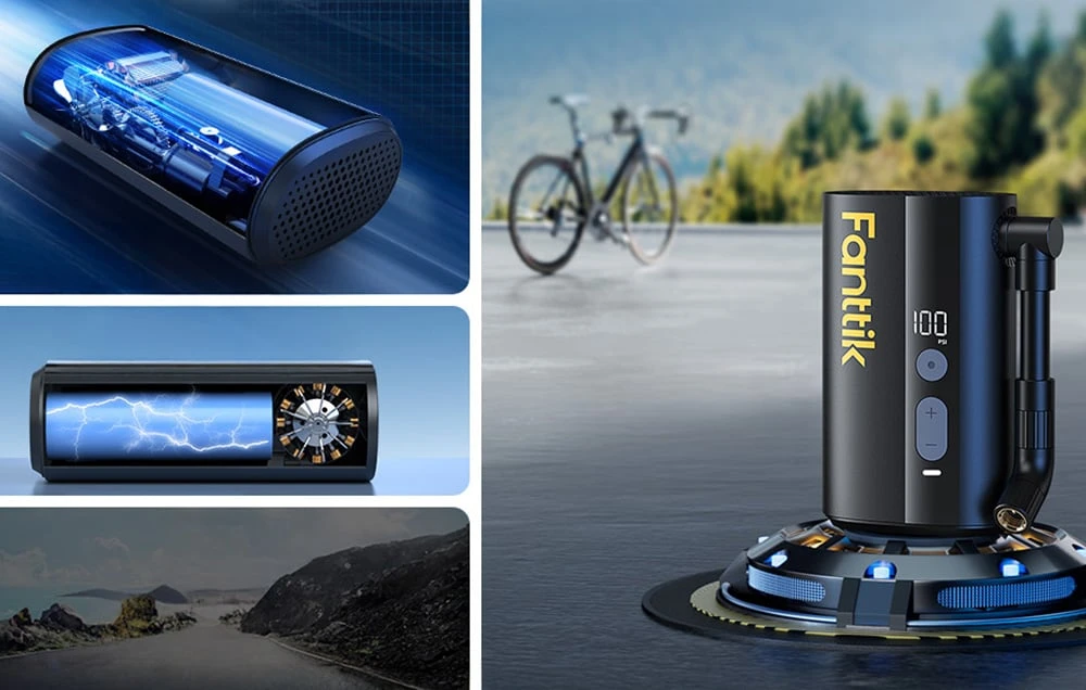 Fanttik X9 Ace bicycle pump aprašymas - Prekės nuotrauka