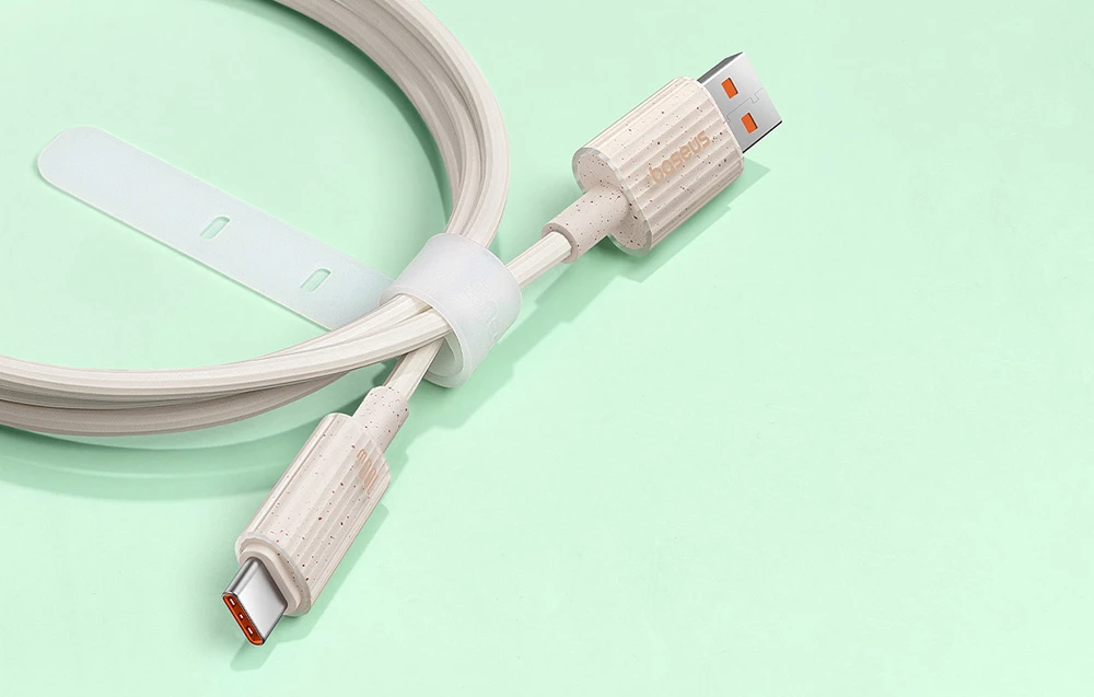 Greito įkrovimo kabelis Baseus USB į USB-C Habitat Series 1m 100W (rožinis) aprašymas - Prekės nuotrauka Greito įkrovimo kabelis Baseus USB į USB-C Habitat Series 1m 100W (rožinis) aprašymas - Prekės nuotrauka