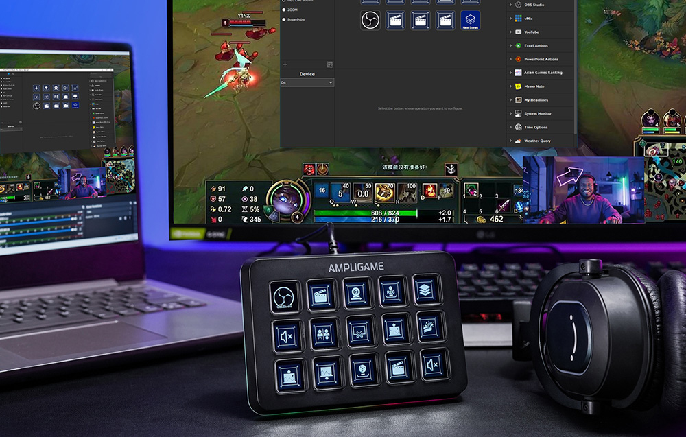 fifine-d6-streaming-controller-black