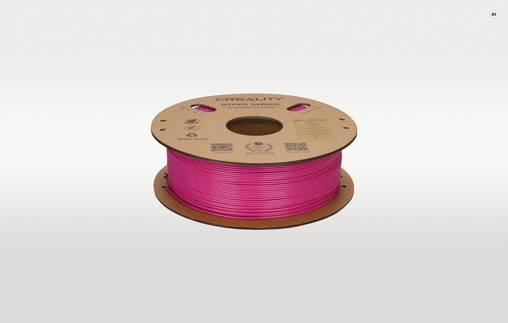 3D Spausdintuvo Kaitinimo Viela - Creality Hyper Series PLA, 1kg, 1,75 mm, 190–230 °C, Raudona aprašymas - Prekės nuotrauka