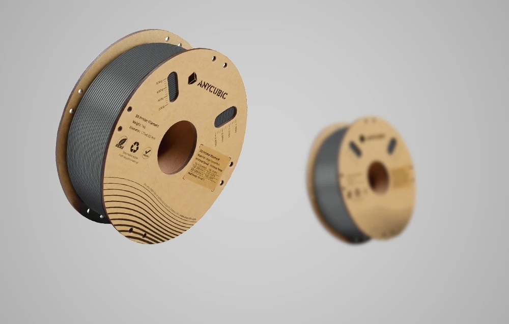 Didelės spartos PLA Anycubic 1 KG (Pilka) gijos aprašymas - Prekės nuotrauka Didelės spartos PLA Anycubic 1 KG (Pilka) gijos aprašymas - Prekės nuotrauka