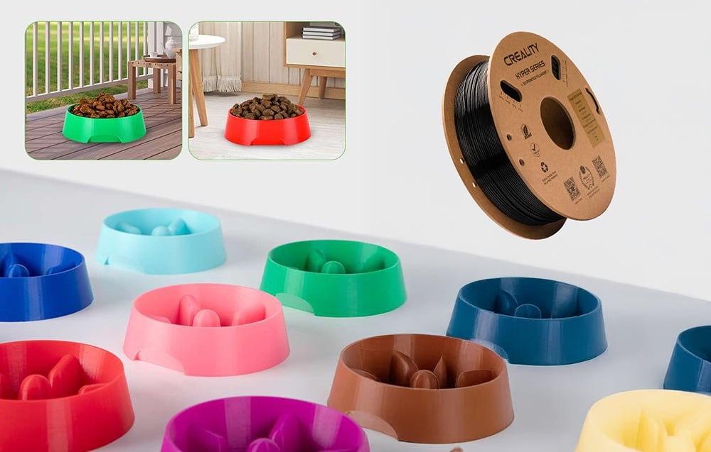 Filament Hyper PETG Creality (Juodas) aprašymas - Prekės nuotrauka