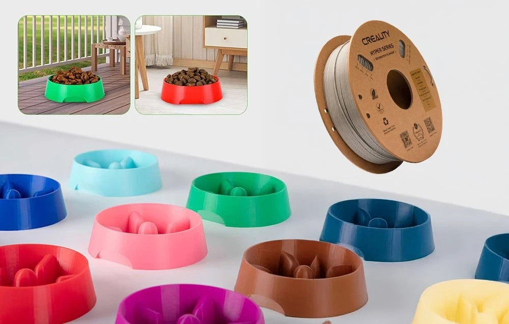 Filament Hyper PETG Creality (Pilka) aprašymas - Prekės nuotrauka