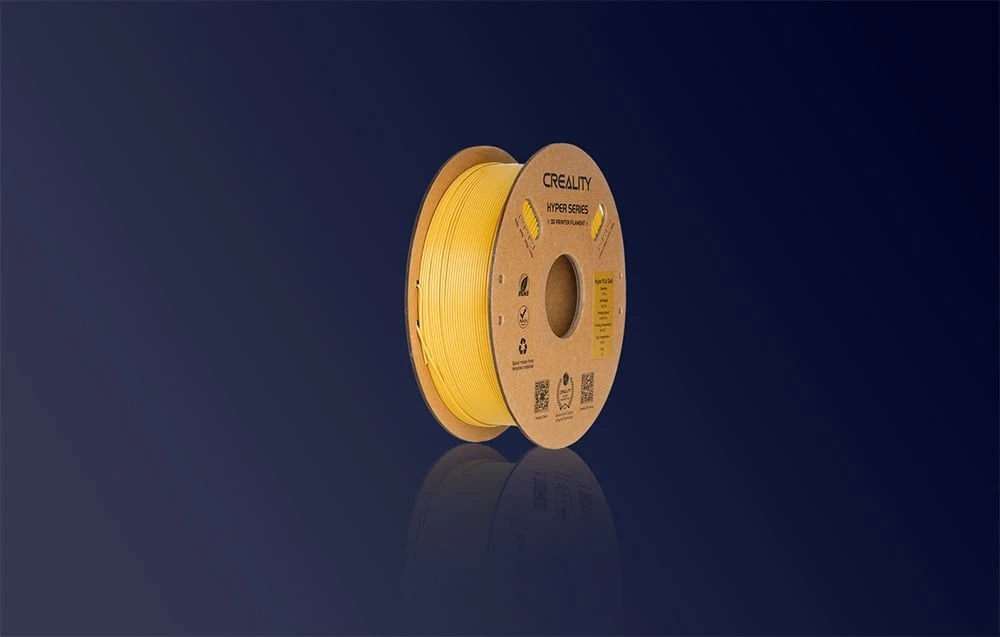 Filament Hyper PLA Creality (Auksinis) aprašymas - Prekės nuotrauka Filament Hyper PLA Creality (Auksinis) aprašymas - Prekės nuotrauka