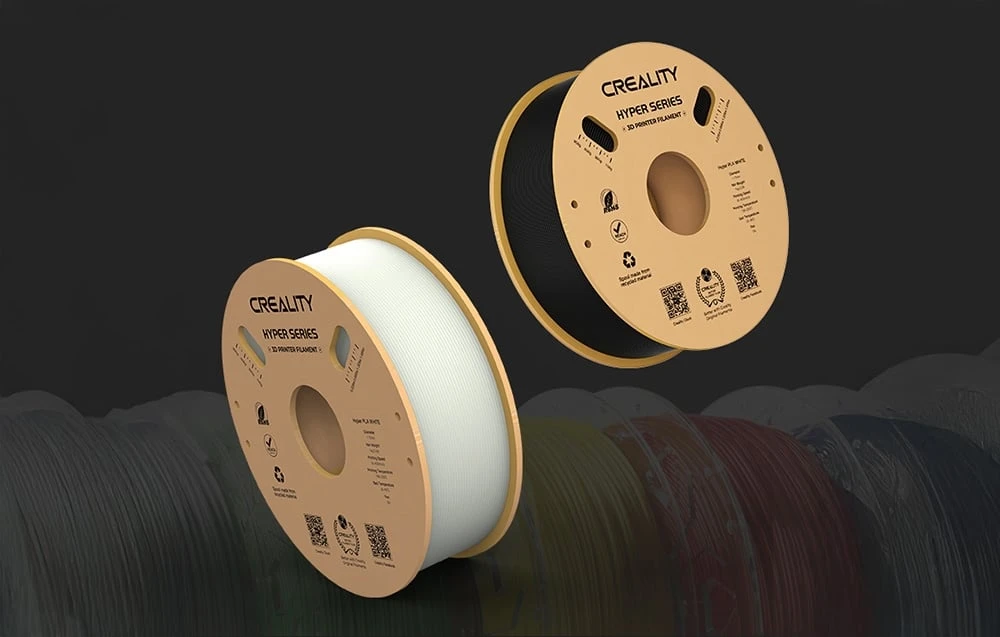 Filament Hyper PLA Creality (Auksinis) aprašymas - Prekės nuotrauka Filament Hyper PLA Creality (Auksinis) aprašymas - Prekės nuotrauka