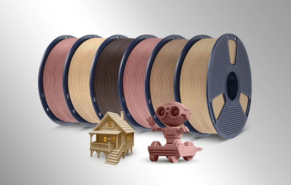 Filament Sunlu Wood (clone) aprašymas - Prekės nuotrauka