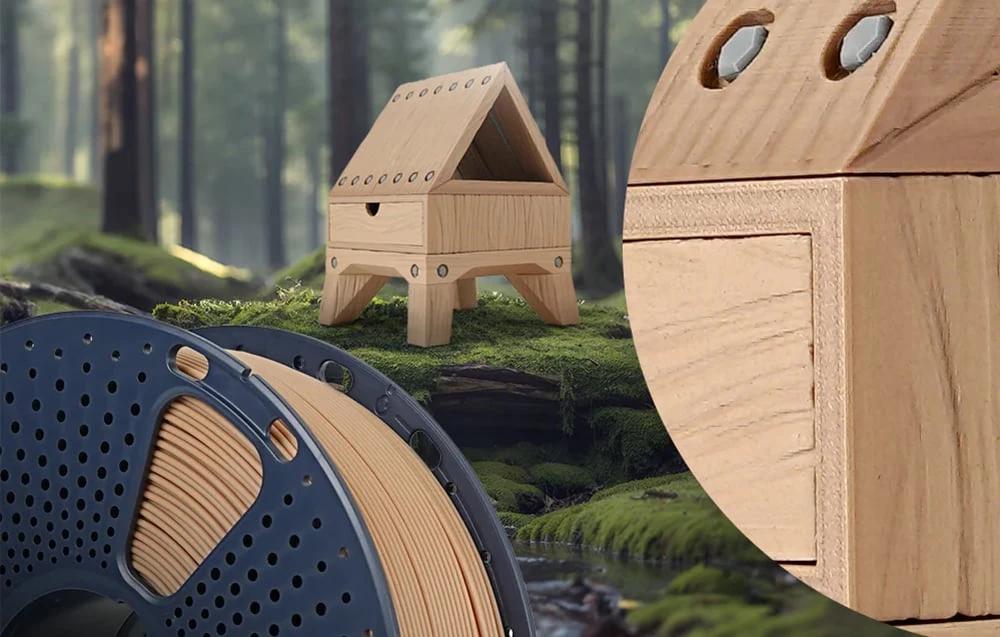 Filament Sunlu Wood (clone) aprašymas - Prekės nuotrauka