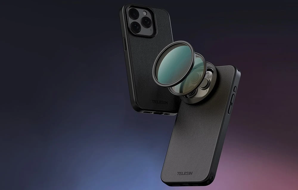 Telesin 58mm CPL filtras, skirtas iPhone 15 Pro/Pro Max aprašymas - Prekės nuotrauka