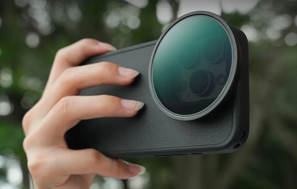 Telesin 58mm CPL filtras, skirtas iPhone 15 Pro/Pro Max aprašymas - Prekės nuotrauka
