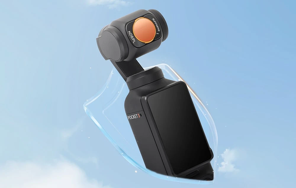 Filtry ND8/PL, ND16/PL, ND32/PL, ND64/PL Sunnylife do DJI Osmo Pocket 3 aprašymas - Prekės nuotrauka Filtry ND8/PL, ND16/PL, ND32/PL, ND64/PL Sunnylife do DJI Osmo Pocket 3 aprašymas - Prekės nuotrauka
