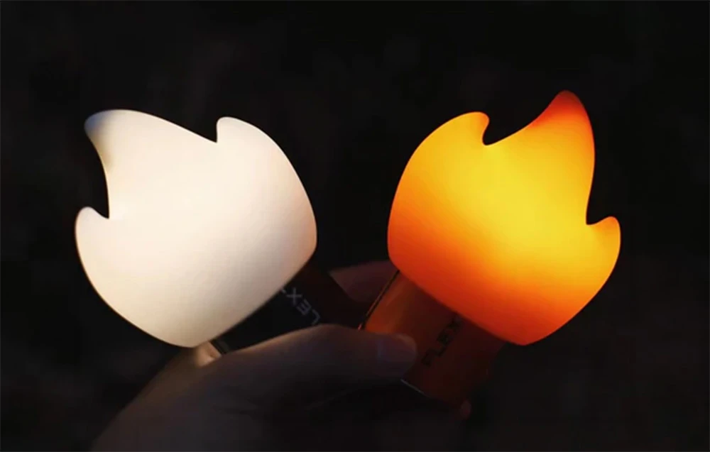 Flame lampshade for the Flextail Tiny Pump 2X lamp (oranžinis) aprašymas - Prekės nuotrauka