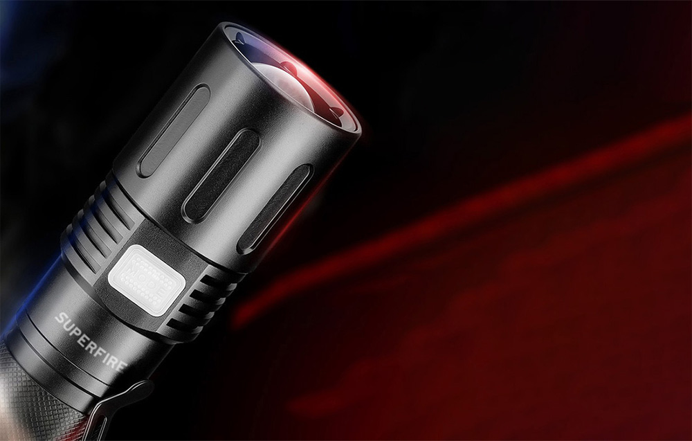 Žibintuvėlis Superfire X60-T 1500lm USB aprašymas - Prekės nuotrauka Žibintuvėlis Superfire X60-T 1500lm USB aprašymas - Prekės nuotrauka
