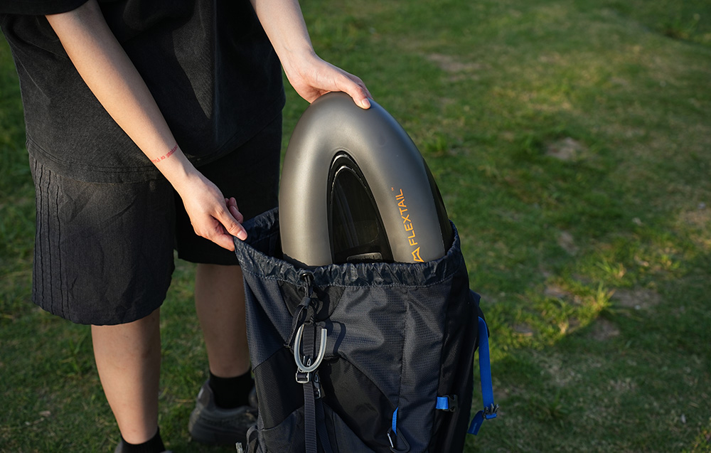 Nešiojama Elektrinė Siurblys - Flextail Evo SUP Pump Pro, 45 PSI, 8000 mAh Baterija, Pilka aprašymas - Prekės nuotrauka