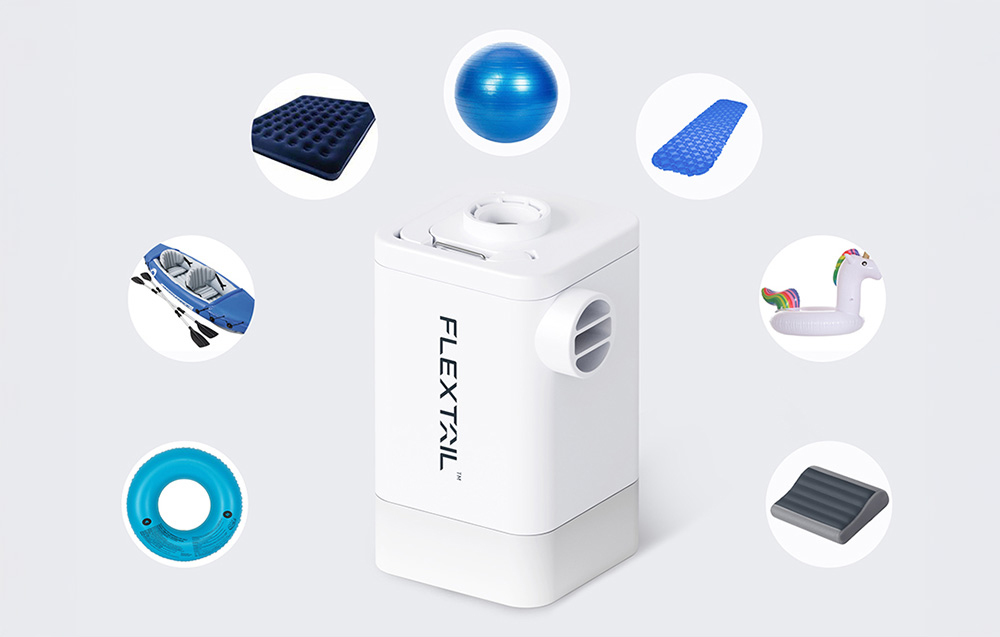 FLEXTAILGEAR nešiojama elektrinė oro pompa MAX Pump 2 Plus, 4.5 kPa, 4800 mAh, kempingui ir žaislams aprašymas - Prekės nuotrauka FLEXTAILGEAR nešiojama elektrinė oro pompa MAX Pump 2 Plus, 4.5 kPa, 4800 mAh, kempingui ir žaislams aprašymas - Prekės nuotrauka