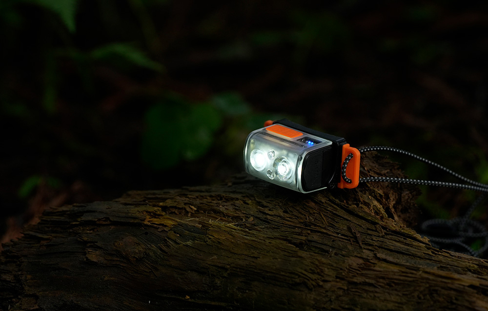 Flextail Tiny Helio 700Z Headlamp Oranžinis aprašymas - Prekės nuotrauka