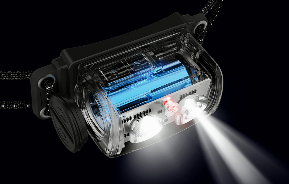 Flextail Tiny Helio 700Z Headlamp Oranžinis aprašymas - Prekės nuotrauka