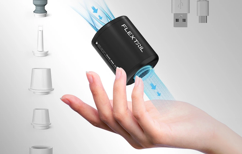 Flextail Tiny Pump 2 Portable Pump (Juodas) aprašymas - Prekės nuotrauka