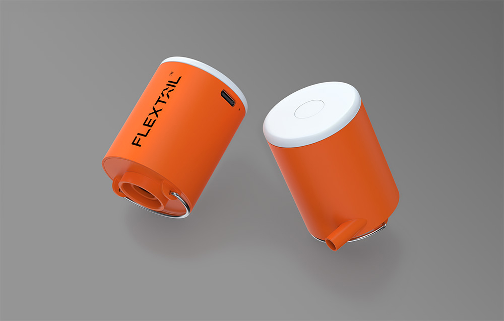 Flextail Tiny Pump X Portable Pump Oranžinis aprašymas - Prekės nuotrauka