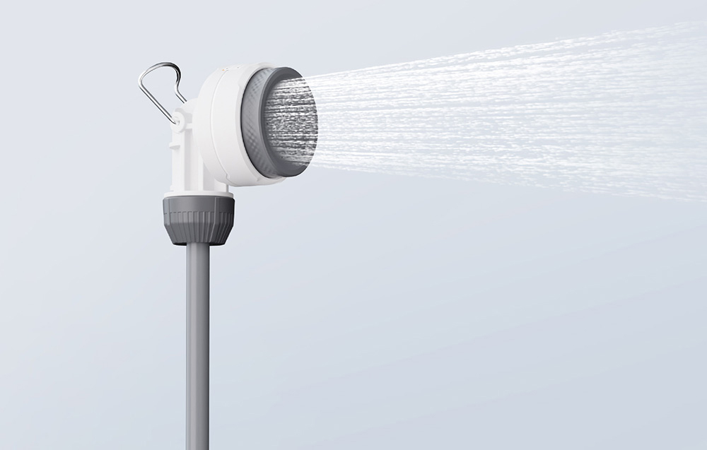 Flextail Tiny Shower Portable Shower with Pump Baltas aprašymas - Prekės nuotrauka