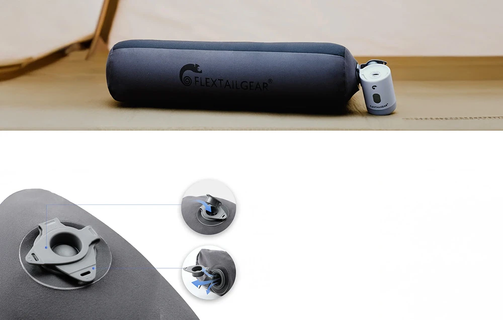 Flextail pripučiama pagalvė „Zero Pillow“ (ruda) aprašymas - Prekės nuotrauka