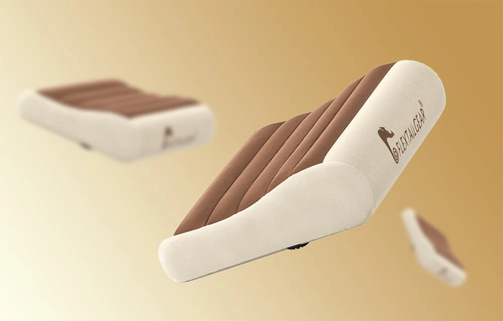 Flextail pripučiama pagalvė „Zero Pillow“ (ruda) aprašymas - Prekės nuotrauka