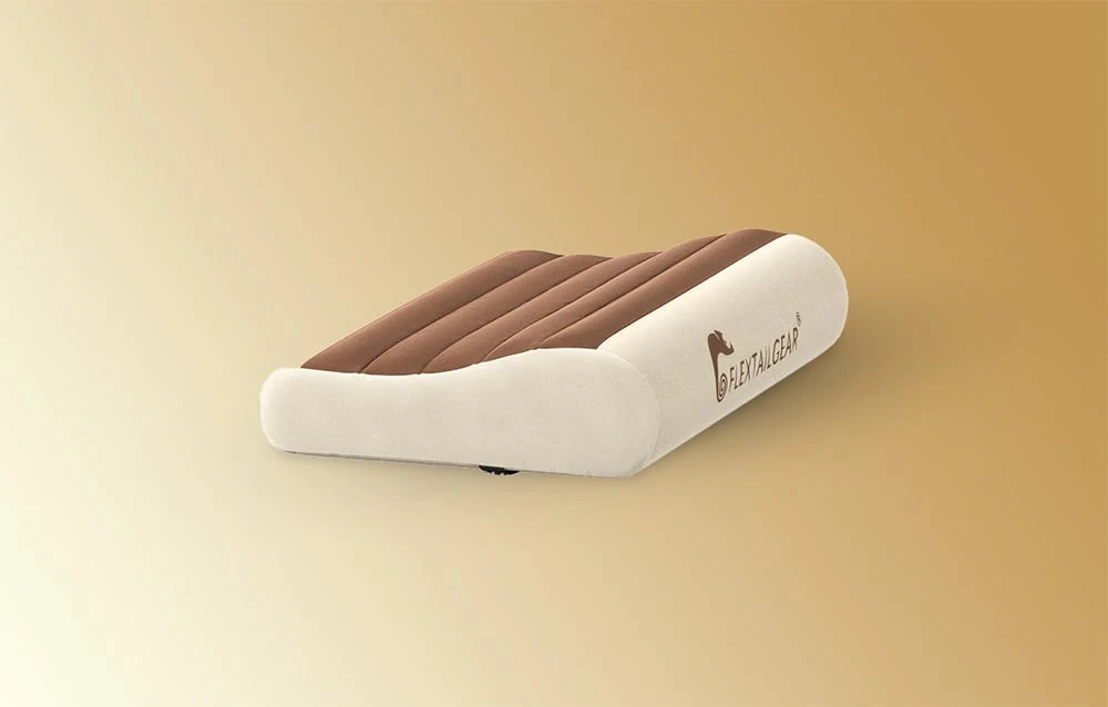 Flextail pripučiama pagalvė „Zero Pillow“ (ruda) aprašymas - Prekės nuotrauka