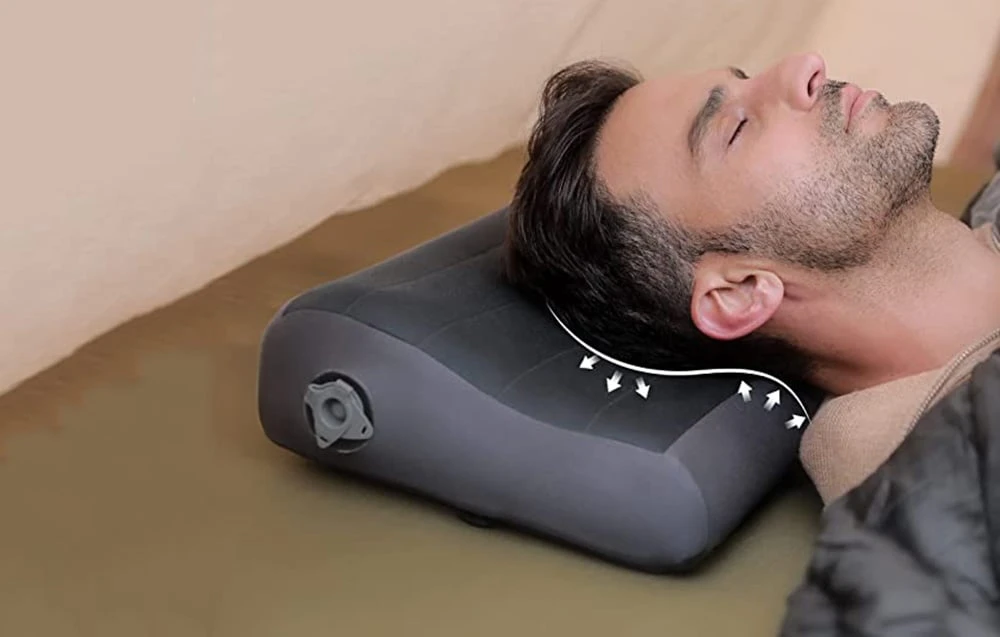 Flextail Zero Pillow inflatable pillow (pilkas) aprašymas - Prekės nuotrauka