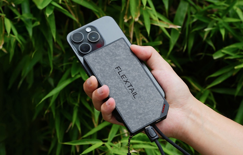 Flextail Zero Power 10,000 mAh Power Bank (Juodas) aprašymas - Prekės nuotrauka