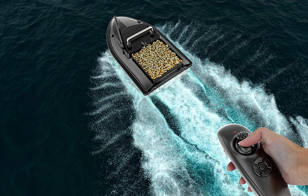 Flytec V050 12000mah bait boat (juodas) aprašymas - Prekės nuotrauka Flytec V050 12000mah bait boat (juodas) aprašymas - Prekės nuotrauka