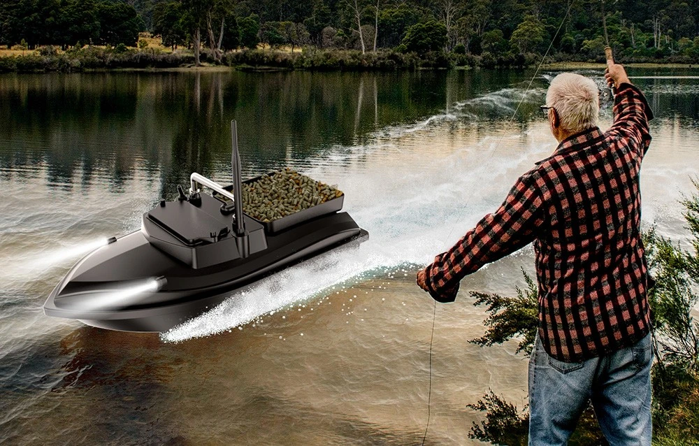 Flytec V050 12000mah bait boat (juodas) aprašymas - Prekės nuotrauka Flytec V050 12000mah bait boat (juodas) aprašymas - Prekės nuotrauka