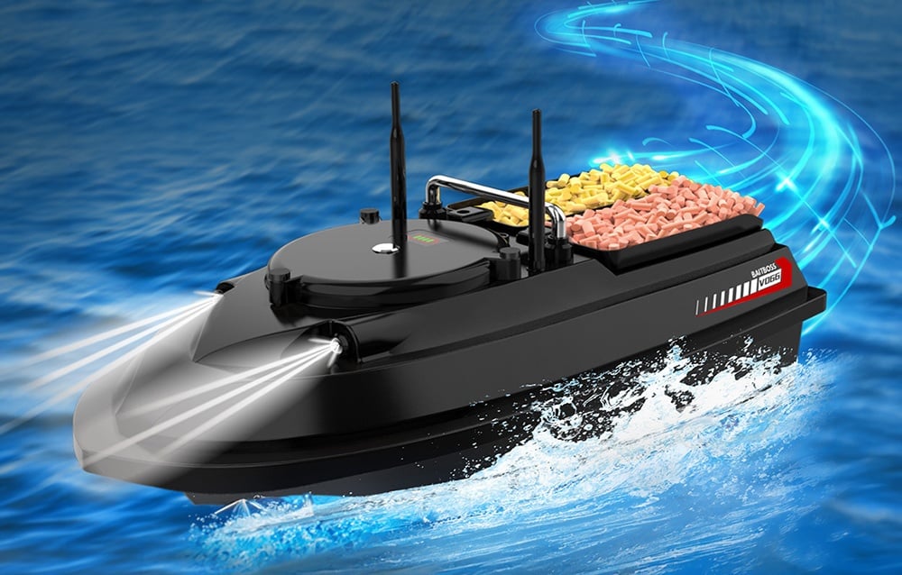 Flytec V066 GPS Bait Boat, 18,000 mAh aprašymas - Prekės nuotrauka