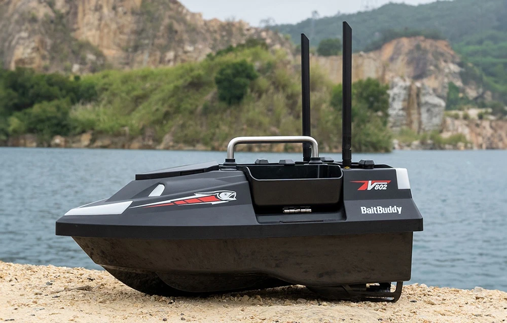 Flytec V802 12000mah bait boat (juodas) aprašymas - Prekės nuotrauka Flytec V802 12000mah bait boat (juodas) aprašymas - Prekės nuotrauka