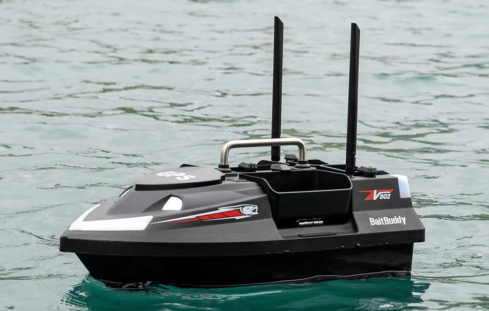 Flytec V802 PRO 12000mah bait boat (juodas) aprašymas - Prekės nuotrauka