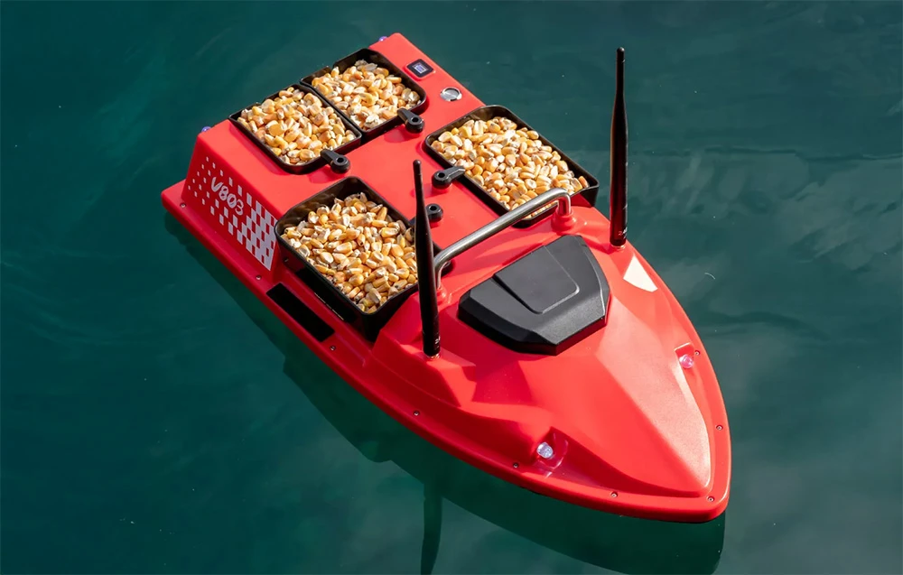 Flytec V803 12000mAh bait boat aprašymas - Prekės nuotrauka
