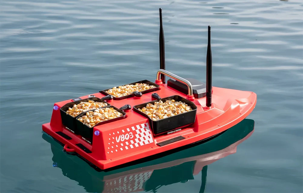 Flytec V803 12000mAh bait boat aprašymas - Prekės nuotrauka