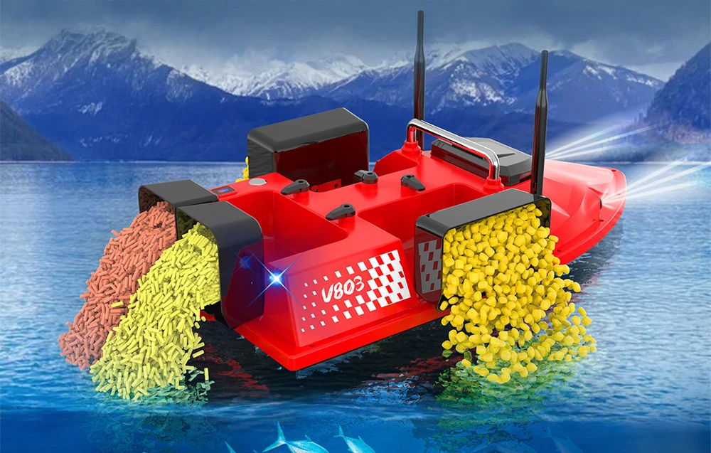 Flytec V803 5200mAh bait boat aprašymas - Prekės nuotrauka